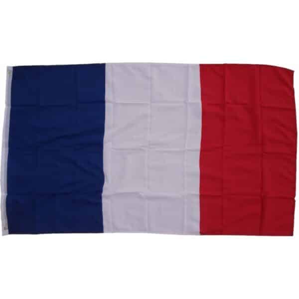 XXL Flagge Frankreich 250 x 150 cm Fahne mit 3 Ösen 100g/m² Stoffgewicht