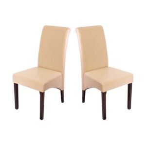 2er-Set Esszimmerstuhl Cesena ~ Leder