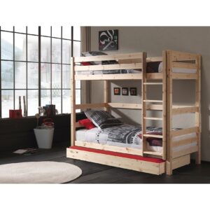Etagen-Hochbett Pino 180 cm Höhe inkl. Bettschublade versch. Farben