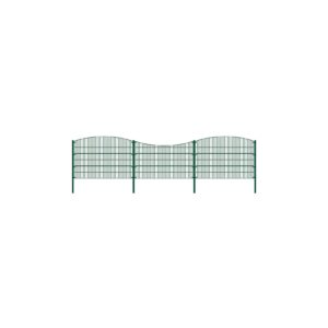 HOME DELUXE Doppelstabmattenzaun grün BERG/TAL versch. Ausführungen