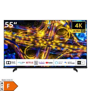 Toshiba 55UL4D63DGY 55 Zoll Fernseher / Smart TV (4K Ultra HD