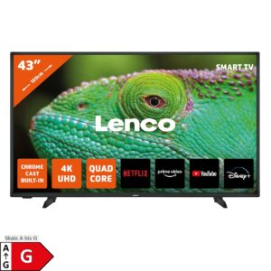 Lenco LED-4353BK - 43-Zoll 4K Android-Smart-TV