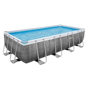Bestway® Power Steel™ Frame Pool Komplett-Set mit Filterpumpe 549 x 274 x 122 cm