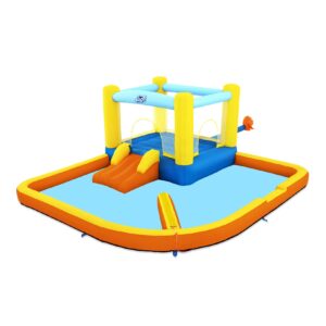 Bestway® H2OGO!® Mega-Wasserpark Beach Bounce™ mit Dauergebläse  365 x 340 x 152 cm