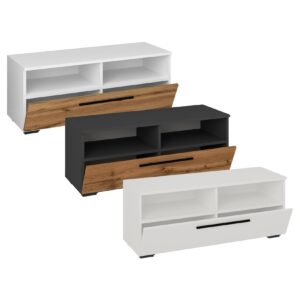 VCM Holz TV Lowboard Möbel Fernsehschrank Tisch Konsole Fernsehtisch Arila L