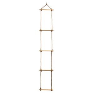 Kinder Strickleiter 188x30 Outdoor Kinderleiter Kletterleiter Hängeleiter Natur
