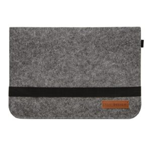 13.3 Filz Laptop-Tasche 35x24 cm Tablet Hülle MacBook Pro Air iPad Surface Grau