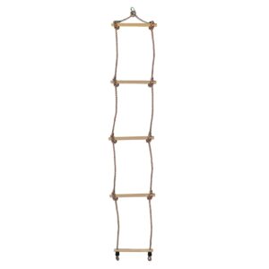 Best Sporting Strickleiter mit 5 Sprossen aus wetterfestem Hartholz
