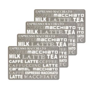 neuetischkultur Platzmatte 4 Stück Coffee