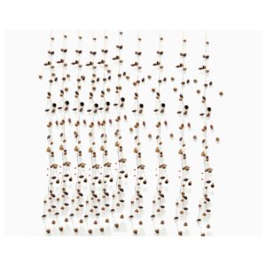 HTI-Living Natur-Wandbehang 12 tlg. Holz/Draht