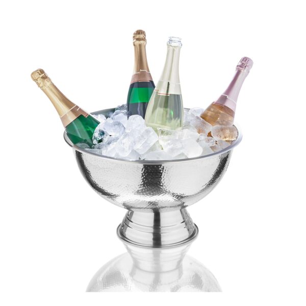 Amarehome Flaschenkühler Champagnerkühler Schale Hammerschlag