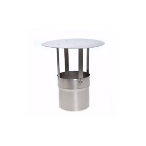 acerto® Edelstahl Schornsteinabdeckung 160mm