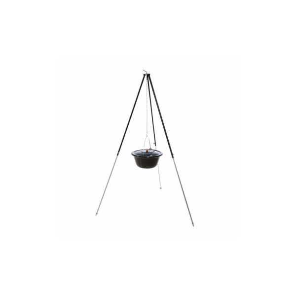 Gulaschkessel 30L Dreibein-Gestell 180cm Kochkessel Suppenkessel