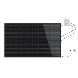 EET Solaranlage LightMate Wand - Plug-in Photovoltaik System mit Schukokabel