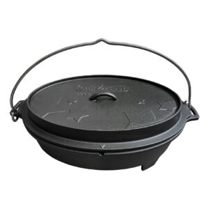 Grillfürst Dutch Oven BBQ Gusseisen Topf Feuertopf Schmortopf Bräter 6