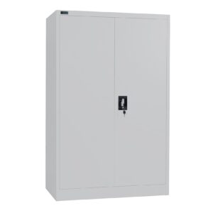 Makika Aktenschrank / Büroschrank abschließbar 140x90x40cm in Hellgrau