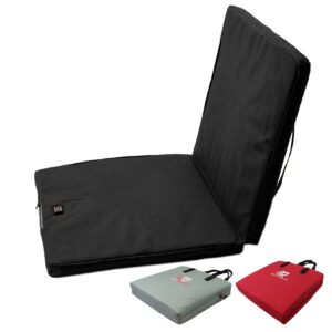 OUTCHAIR Sitz Heizkissen Bottom Heater Thermo Kissen Stadion Boot Beheizbar Akku Farbe: black