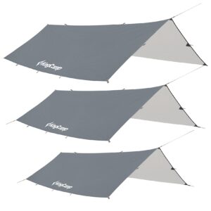 KINGCAMP Camping Tarp Bowman Sonnensegel Bus Zelt Wind Schutz Plane Dach UV 50+ Größe: M - 3 x 3 m