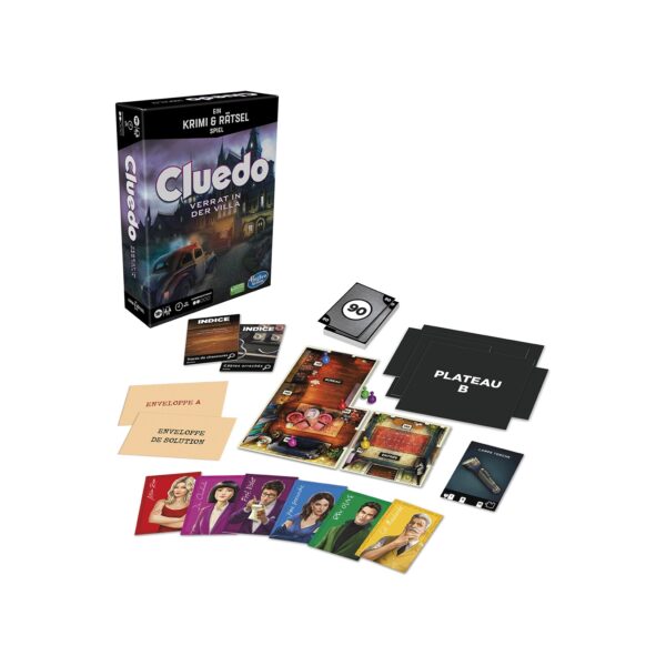Hasbro Cluedo  Verrat in der Villa Mehrfarbig Spiel
