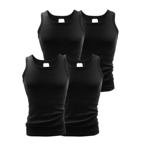Clark Crown® Tank-Shirt 4 Stück aus Baumwolle