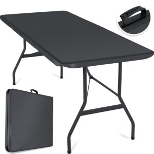 KESSER® Buffettisch Tisch klappbar Kunststoff 183x76 cm Campingtisch Partytisch Klapptisch Gartentisch für Garten