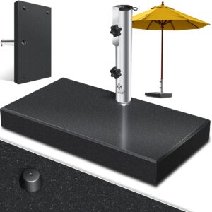 KESSER® Granit Sonnenschirmständer mit Edelstahlrohr
