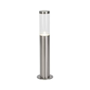 BRILLIANT Lampe Bergen LED Außensockelleuchte 40cm edelstahl   1x LED-PAR51