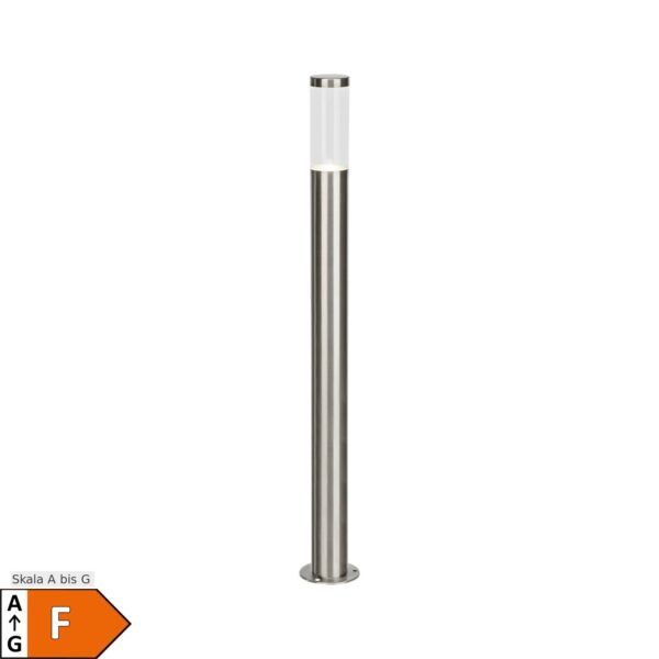 BRILLIANT Lampe Bergen LED Außenstandleuchte edelstahl   1x LED-PAR51
