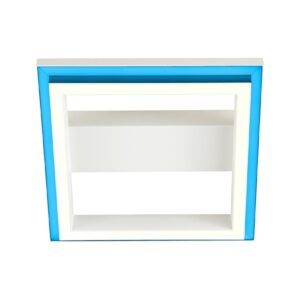 BRILLIANT Pallas LED Wand- und Deckenleuchte 30x30cm sand/weiß   1x LED integriert