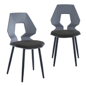 2er 4er Set Design Stühle Esszimmerstühle Küchenstühle Wohnzimmerstuhl Bürostuhl Kunststoff