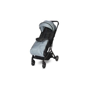 Lorelli Kinderwagen Myla Aluminiumrahmen Korb Fußsack klappbar mit Zusatzgriff hellblau