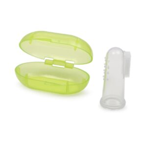 Silikon Zahnbürste mit einer Aufbewahrungsbox für Babys