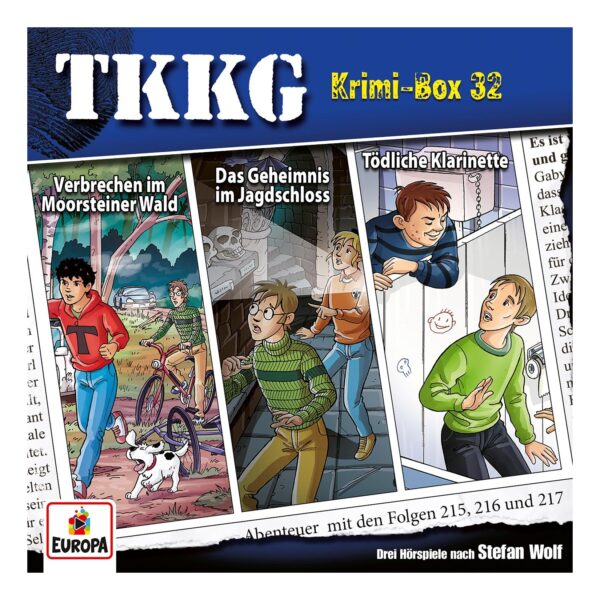 Europa (Sony Music) CD-Box TKKG Krimi-Box 32 (F.215-217)