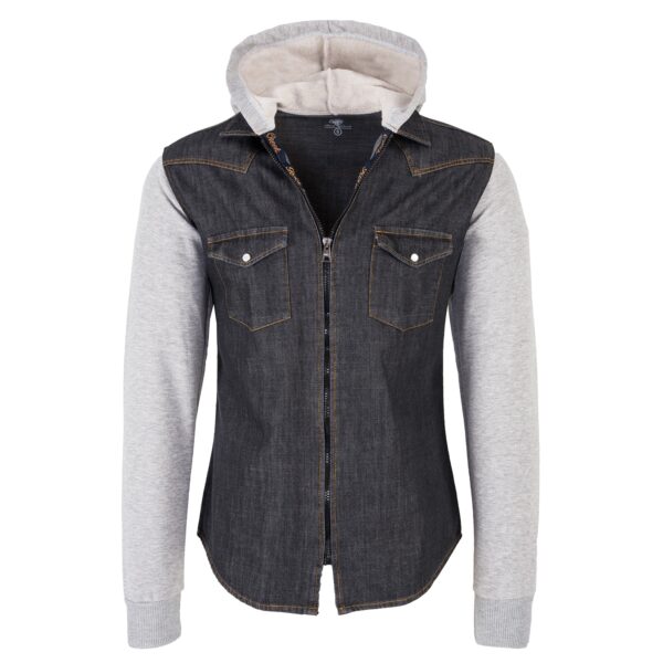 Rock Creek Hemd Jeanshemd mit Kapuze Regular Fit