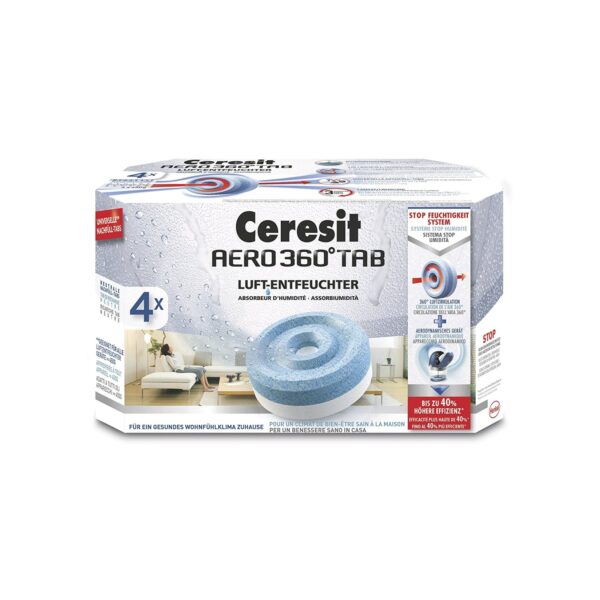 Ceresit AERO 360 PowerTABs 2in1 4er Tabs