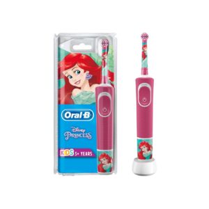 Oral-B Kids Prinzessin Elektrische Zahnbürste mit Disney-Stickern