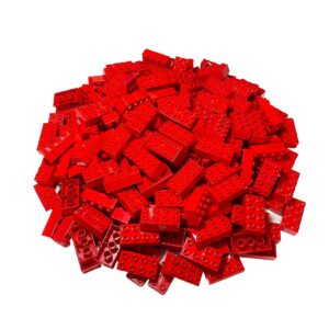 LEGO® DUPLO® 2x4 Steine Bausteine Rot - 3011 - Teile 10x