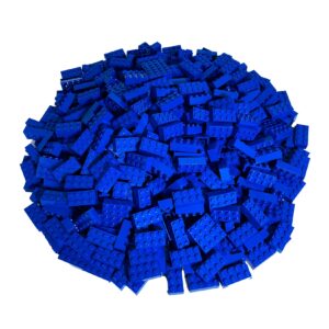 LEGO® 2x4 Steine Hochsteine Blau - 3001 - Menge 100x