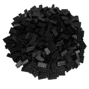 LEGO® 2x4 Steine Hochsteine Schwarz - 3001 - Menge 100x